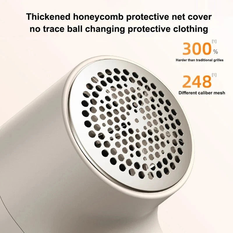 Electric Lint Remover USB Rechargeable Stainless Steel Blades