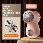 Electric Lint Remover USB Rechargeable Stainless Steel Blades