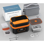 Electric Lunch Box Cordless 18000mAh Stainless Steel Tray