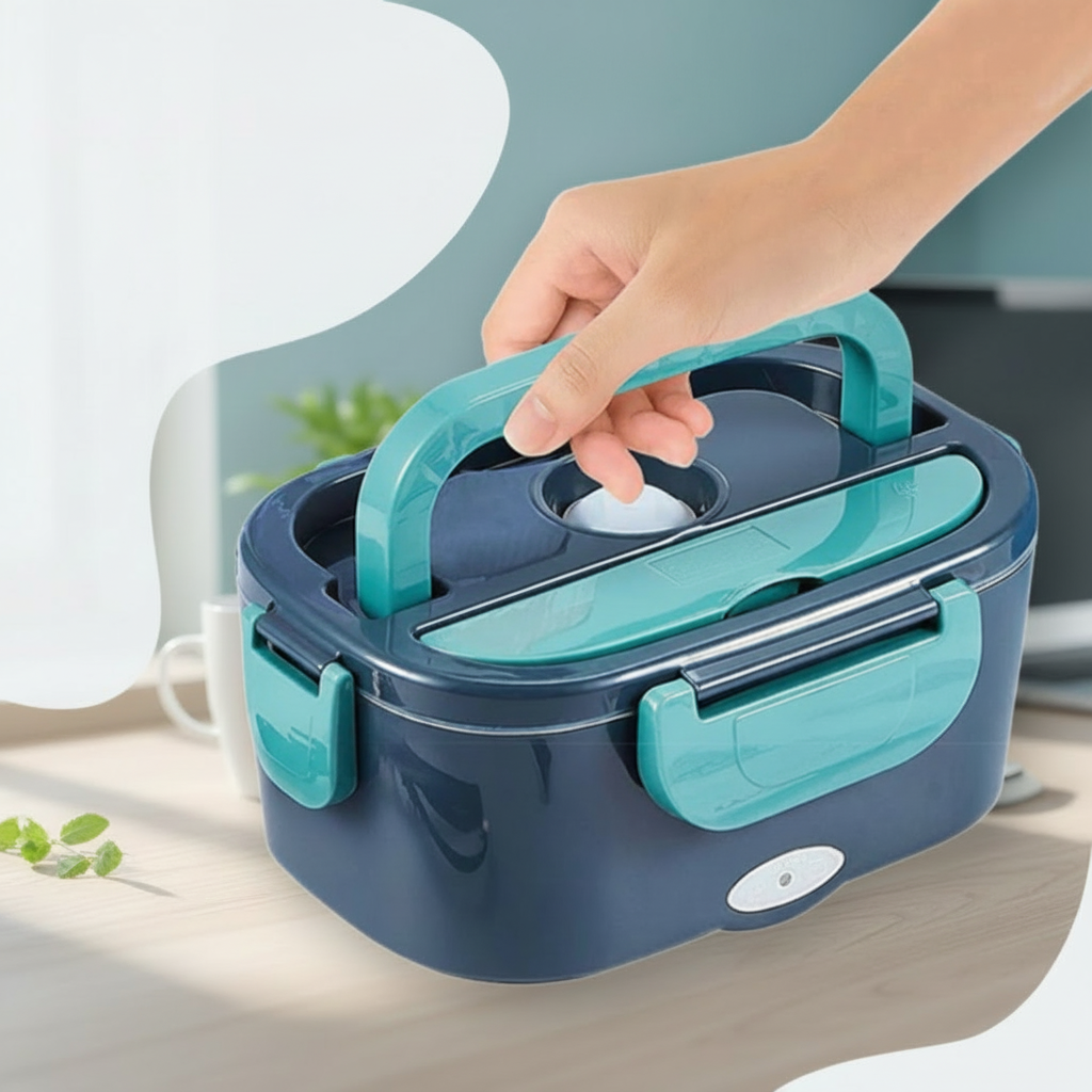 Electric Lunch Box Removable Stainless Steel Leak-Resistant 1.5 L