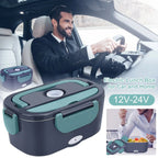 Electric Lunchbox Dual Power Stainless Steel Leak-Proof