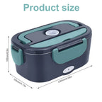 Electric Lunchbox Dual Power Stainless Steel Leak-Proof