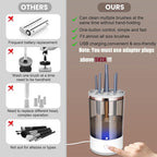 Electric Makeup Brush Cleaner Sonic Vibration Compact Storage Case