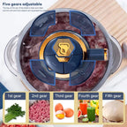 Electric Meat Grinder 500W 5L Stainless Steel