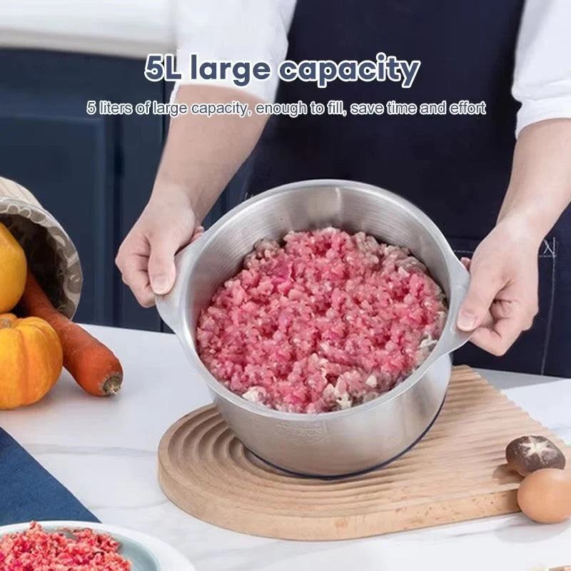 Electric Meat Grinder 500W 5L Stainless Steel