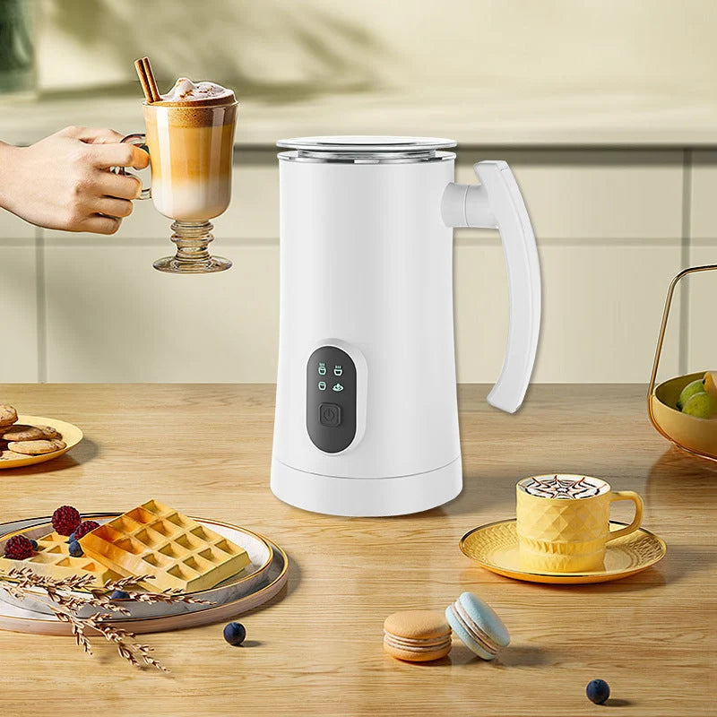 Electric Milk Frother Automatic Hot & Cold Stainless Steel