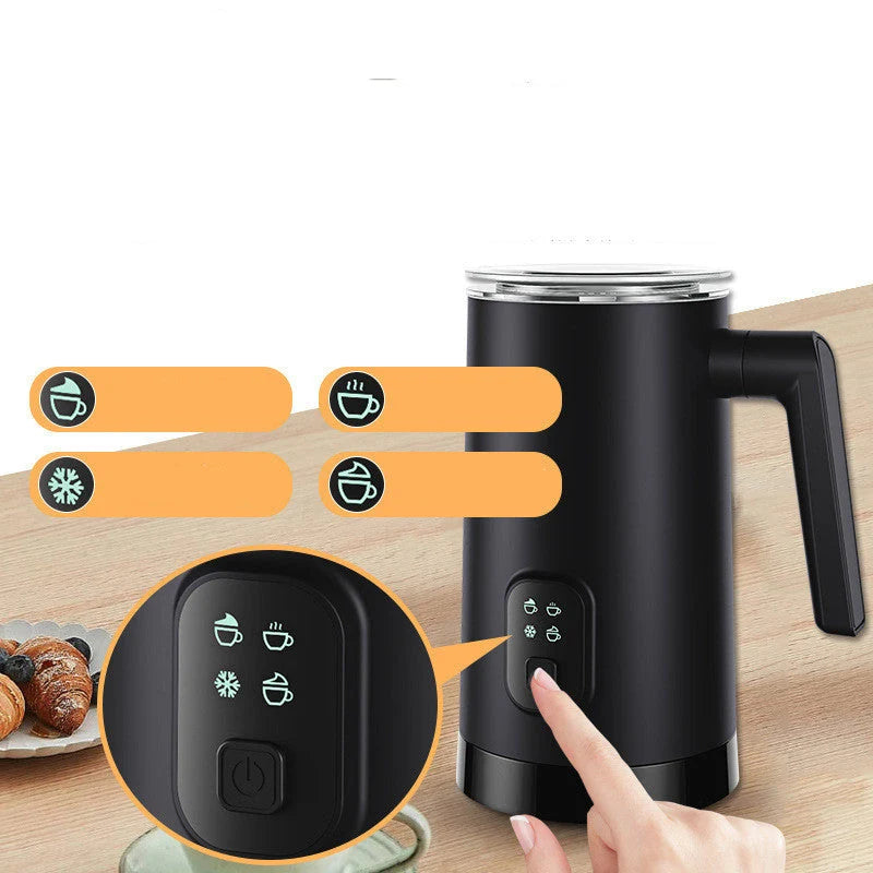 Electric Milk Frother Automatic Hot & Cold Stainless Steel