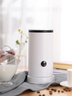 Electric Milk Frother Magnetic Whirlpool 260ml Detachable Cup