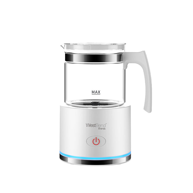 Electric Milk Frother Magnetic Whirlpool 260ml Detachable Cup