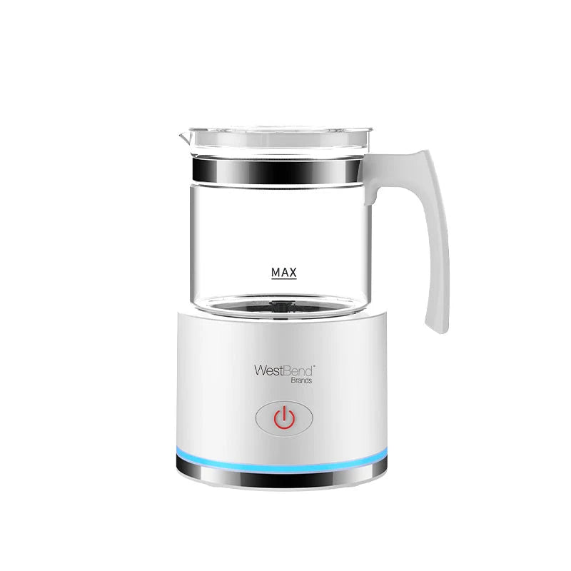 Electric Milk Frother Magnetic Whirlpool Quiet 260 mL