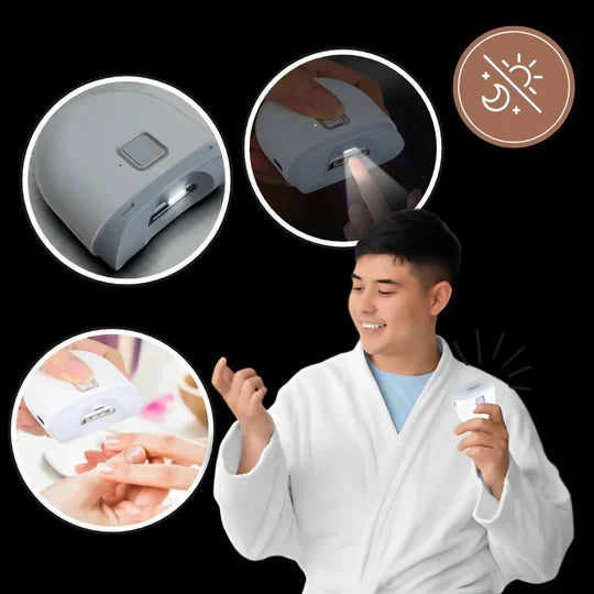 Electric Nail Clipper Dual-Speed Cordless Rechargeable