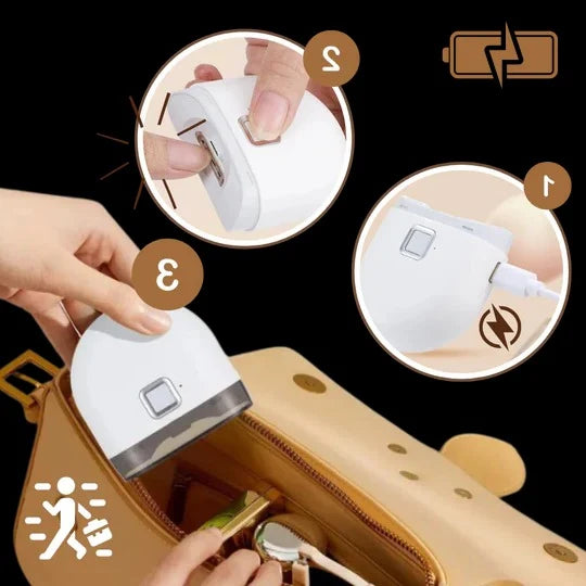 Electric Nail Clipper Rechargeable Dual-Speed Grinder