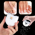 Electric Nail Clipper Rechargeable Dual-Speed Grinder