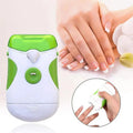 Electric Nail Clipper Rechargeable LED Rounded Rotating Blade