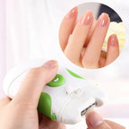 Electric Nail Clipper Rechargeable LED Rounded Rotating Blade