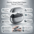 Electric Nail Clipper USB-C Rechargeable LED Light Fingers & Toes