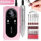 Electric Nail Drill 45,000 RPM USB-C Aluminum Handpiece