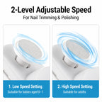 Electric Nail Trimmer 3-in-1 Clipping Filing Polishing