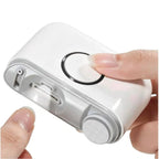 Electric Nail Trimmer Dual-Edge Cutter Debris Collector USB Rechargeable