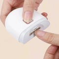 Electric Nail Trimmer USB Rechargeable Hidden Blade & Shavings Organizer