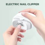 Electric Nail Trimmer USB Rechargeable Hidden Blade & Shavings Organizer