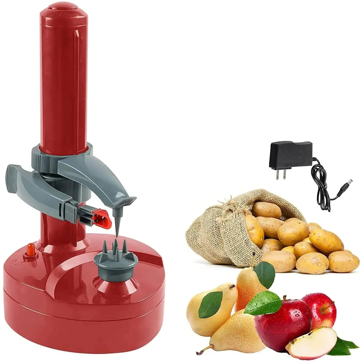 Electric Potato Peeler Automatic Rotary One Button Large Capacity
