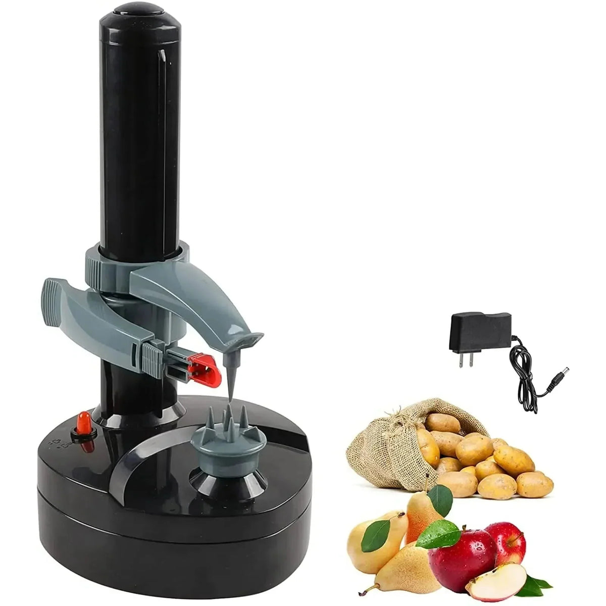 Electric Potato Peeler Automatic Rotary One Button Large Capacity