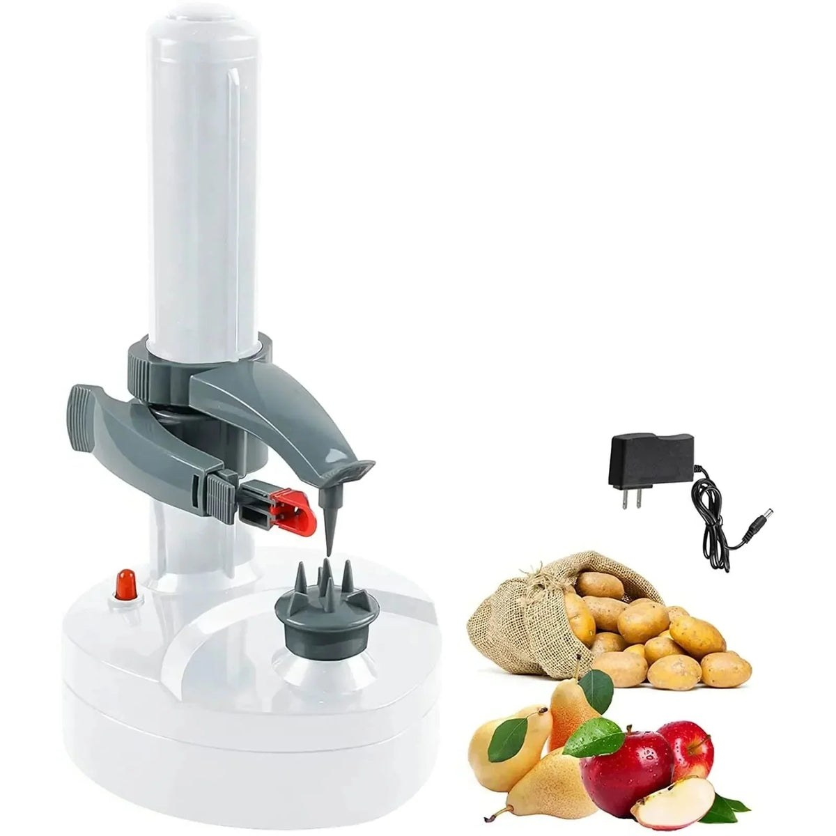 Electric Potato Peeler Automatic Rotary One Button Large Capacity