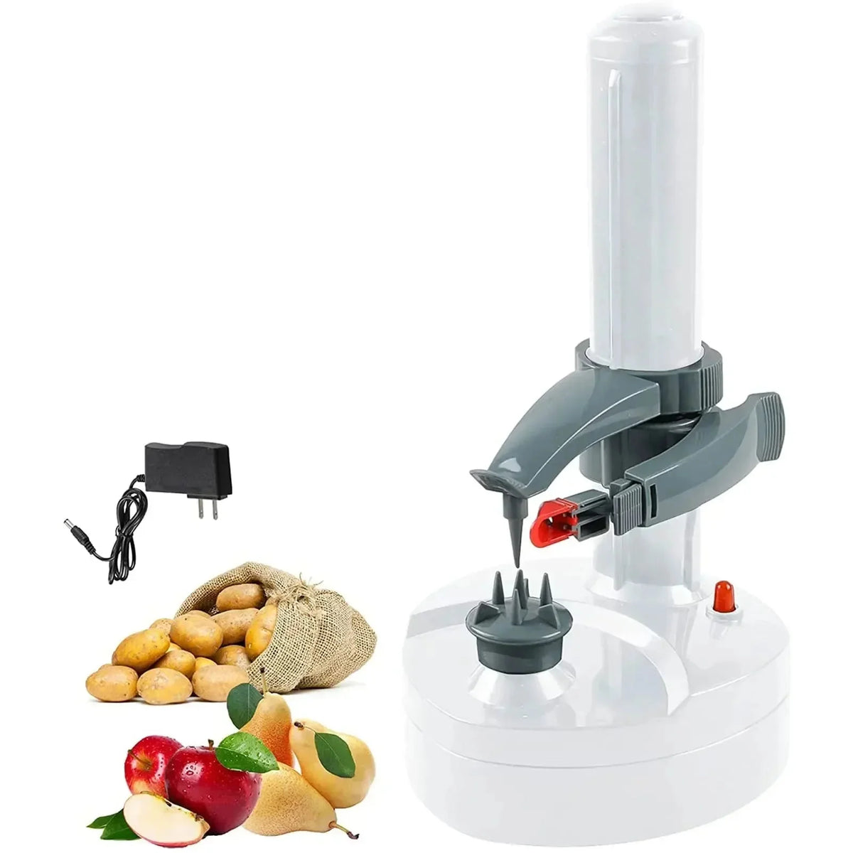 Electric Potato Peeler Automatic Rotary One Button Large Capacity