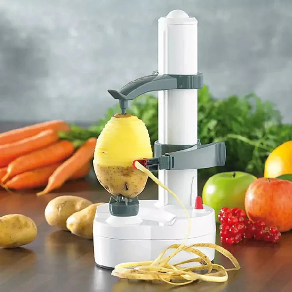 Electric Potato Peeler Automatic Rotary One Button Large Capacity