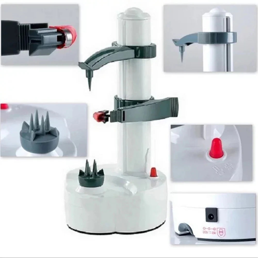 Electric Potato Peeler Automatic Rotary One Button Large Capacity
