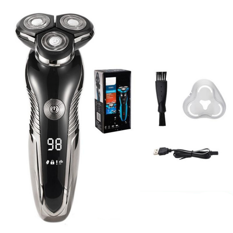 Electric Razor Wet & Dry Rechargeable Stainless Blades