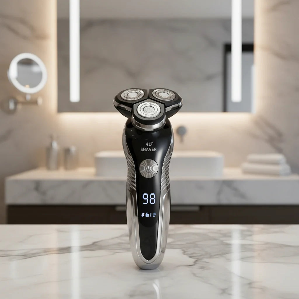 Electric Razor Wet & Dry Waterproof & Rechargeable
