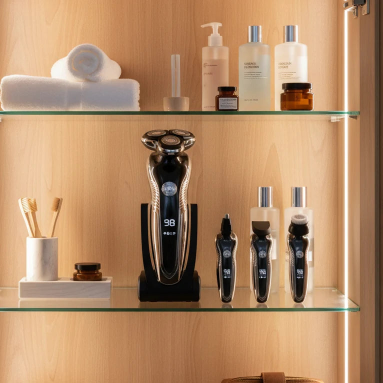 Electric Razor Wet & Dry Waterproof & Rechargeable