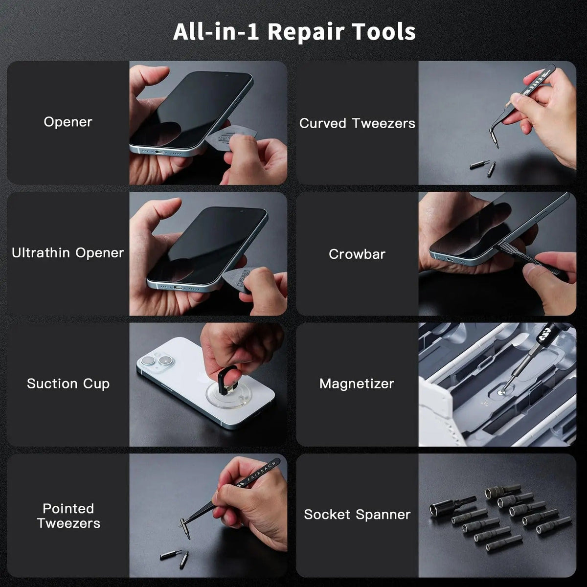 Electric Screwdriver Set 181-Piece Rechargeable Cordless