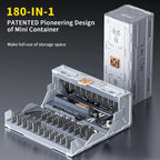 Electric Screwdriver Set 181-Piece Rechargeable Cordless