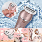 Electric Shaver 3-in-1 Interchangeable Attachments Waterproof & USB Rechargeable