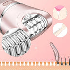 Electric Shaver 3-in-1 Interchangeable Attachments Waterproof & USB Rechargeable