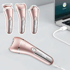 Electric Shaver 3-in-1 Interchangeable Attachments Waterproof & USB Rechargeable
