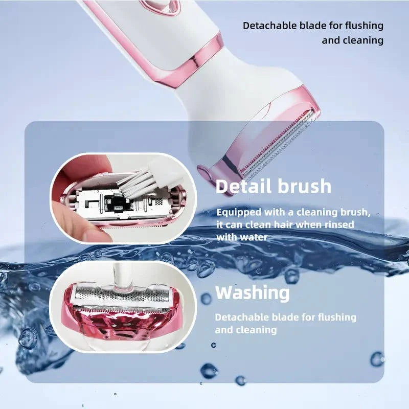 Electric Shaver 4-in-1 Rechargeable & Waterproof