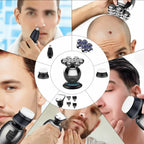 Electric Shaver 7D Floating Blades Wet & Dry Rechargeable