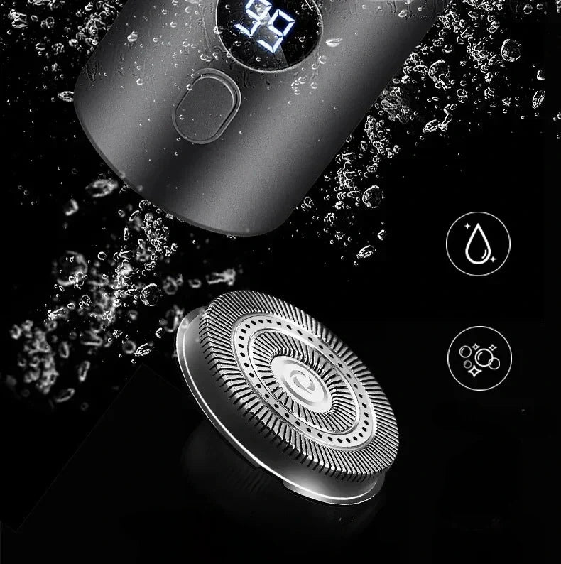 Electric Shaver Compact Rechargeable Precision Blades