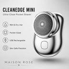 Electric Shaver Compact Waterproof USB Rechargeable