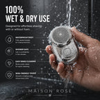 Electric Shaver Compact Waterproof USB Rechargeable