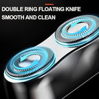 Electric Shaver Dual Rotary Wet & Dry 1-Hour Charge