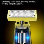 Electric Shaver & Trimmer Stainless Steel Blades 60-Min Runtime