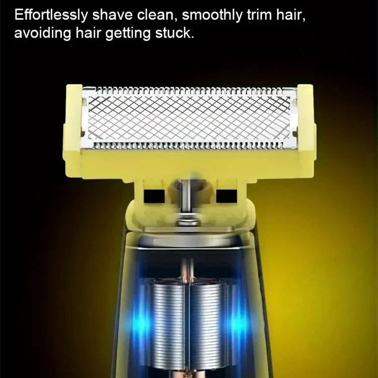 Electric Shaver & Trimmer Stainless Steel Blades 60-Min Runtime