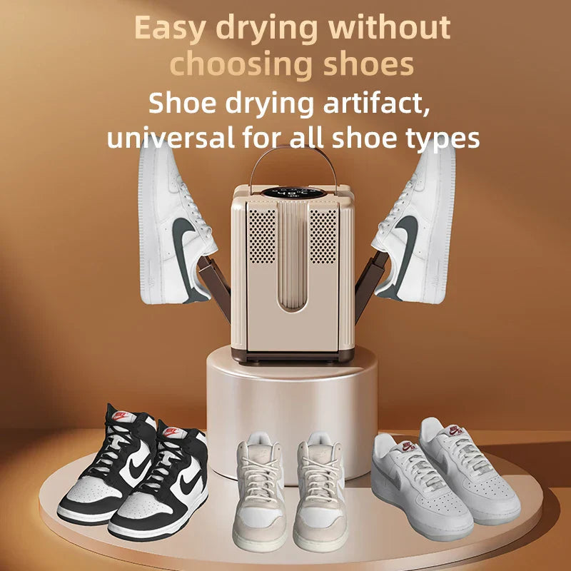Electric Shoe Dryer Six-Arm 360 Degree Airflow Deodorizing Foldable
