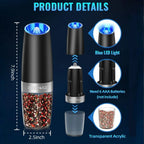 Electric Spice Grinder Hands-Free Adjustable Grind