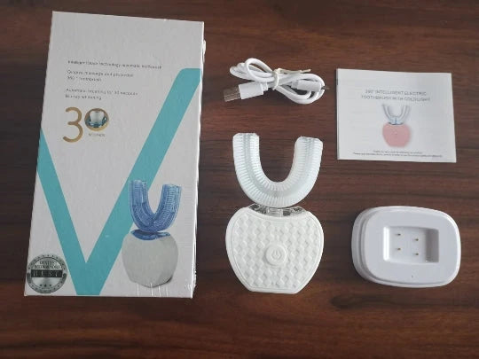 Electric Toothbrush U-Shaped Silicone 360° Clean